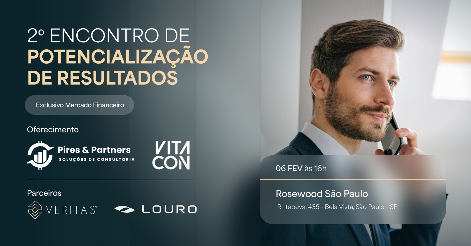 Vem aí o 2º Encontro de Potencialização de Resultados no Mercado Financeiro!