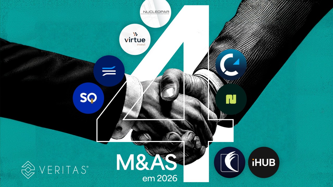 Veritas alcança quatro M&As assessorados no mercado de assessoria de investimentos em 2026