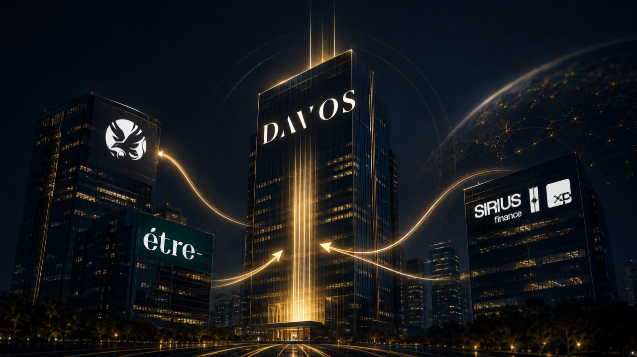 O que os últimos M&As da Davos revelam sobre a consolidação do mercado financeiro